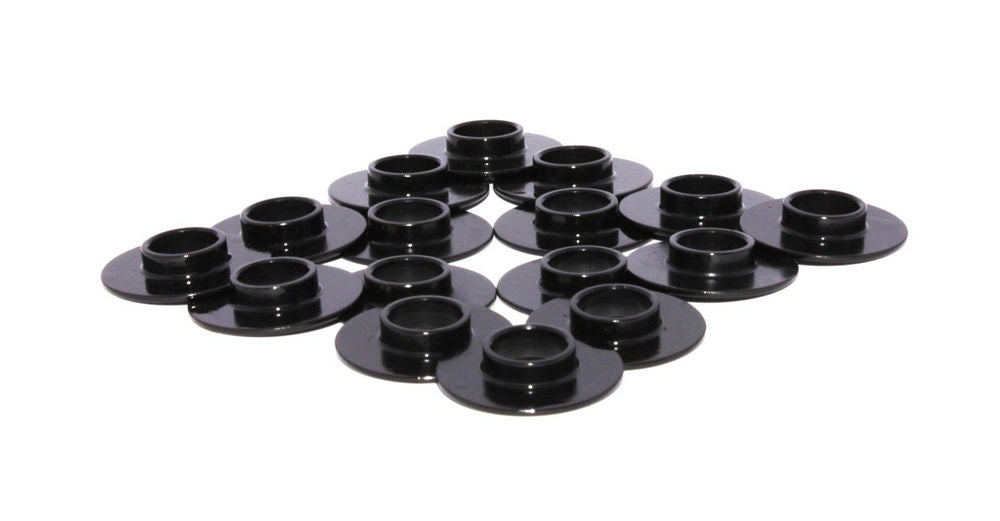 Valve Spring Locator - Inside - 0.060 in Thick - 1.300 in OD - 0.520 in ID - 0.640 in Spring ID - Steel - Set of 16