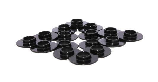 Valve Spring Locator - Inside - 0.060 in Thick - 1.300 in OD - 0.520 in ID - 0.640 in Spring ID - Steel - Set of 16