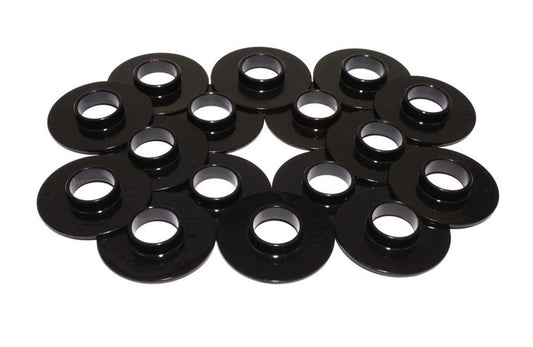 Valve Spring Locator - Inside - 0.060 in Thick - 1.635 in OD - 0.570 in ID - 0.870 in Spring ID - Steel - Set of 16