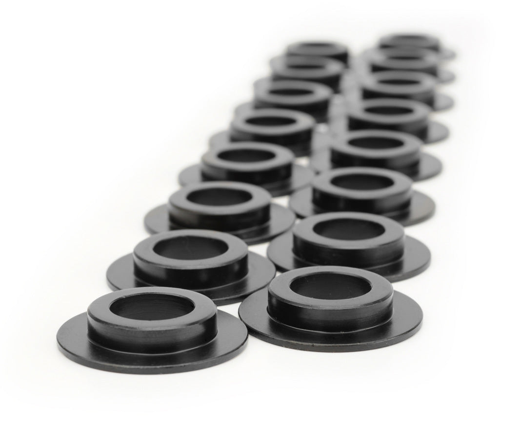 Valve Spring Locator - Inside - 0.060 in Thick - 1.300 in OD - 0.520 in ID - 0.670 in Spring ID - Steel - Set of 16