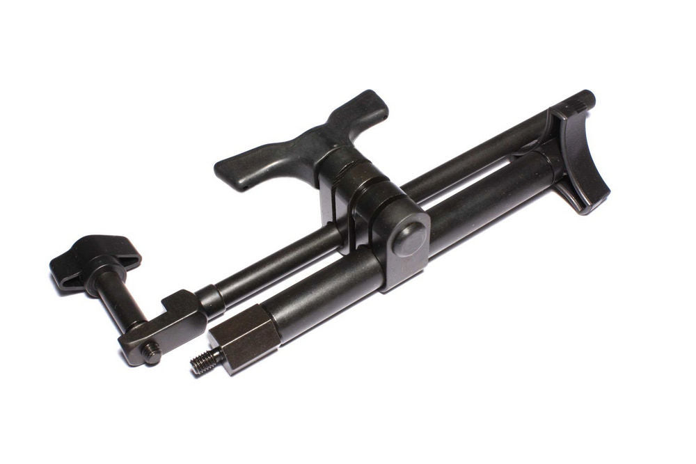 Camshaft Checking Fixture - Dial Indicator Stand - 1/2 in Head Studs - Aluminum - Blue Anodized - Heads On - Kit