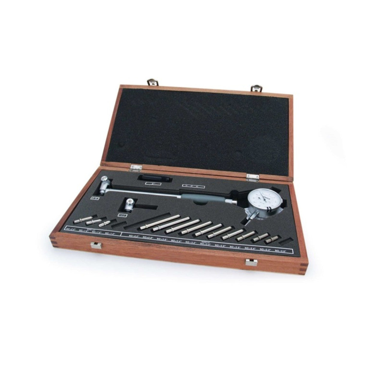Dial Bore Gauge - 2-6 in Range - 0.0005 in Increments - Plastic Case - Kit