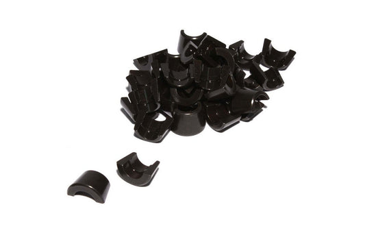 Valve Lock - Super Locks - 10 Degree - 11/32 in Valve Stem - Standard Height - Steel - Black Oxide - Set of 16