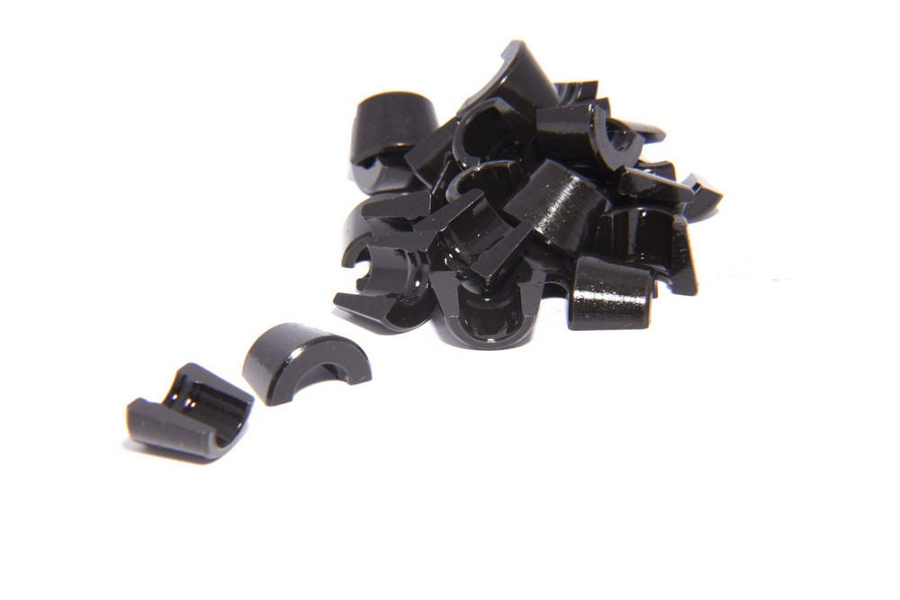 Valve Lock - Super Locks - 10 Degree - 8 mm Valve Stem - Bead Lock - Steel - Black Oxide - GM LS-Series - Set of 16