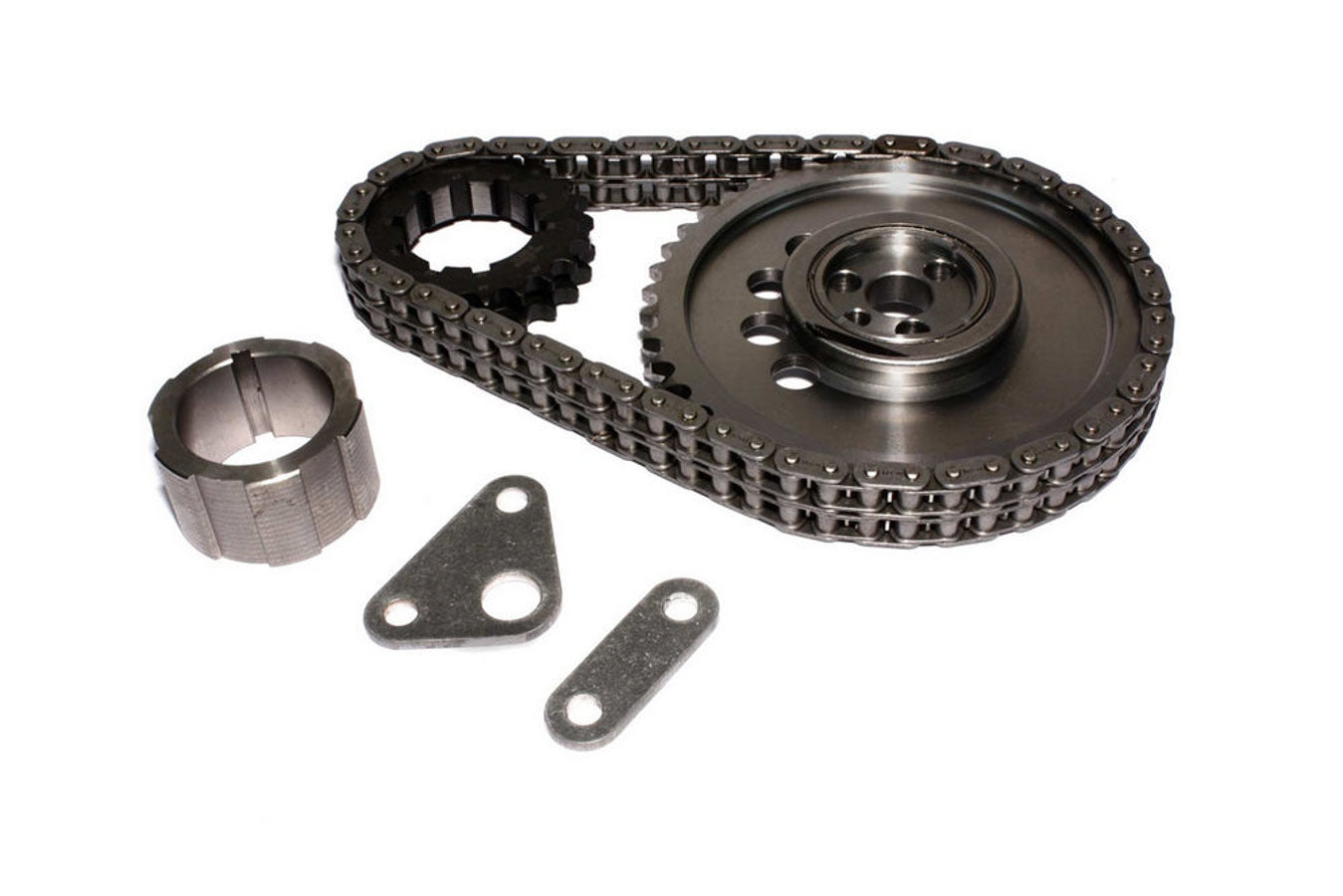 Timing Chain Set - Double Roller - Keyway Adjustable - 24 Tooth Reluctor - Billet Steel - LS2 - GM LS-Series - Kit