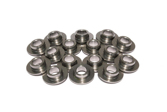 Valve Spring Retainer - 7 Degree - 0.645 in OD Step - 1.055 in Single Spring - Titanium - GM LS-Series - Set of 16