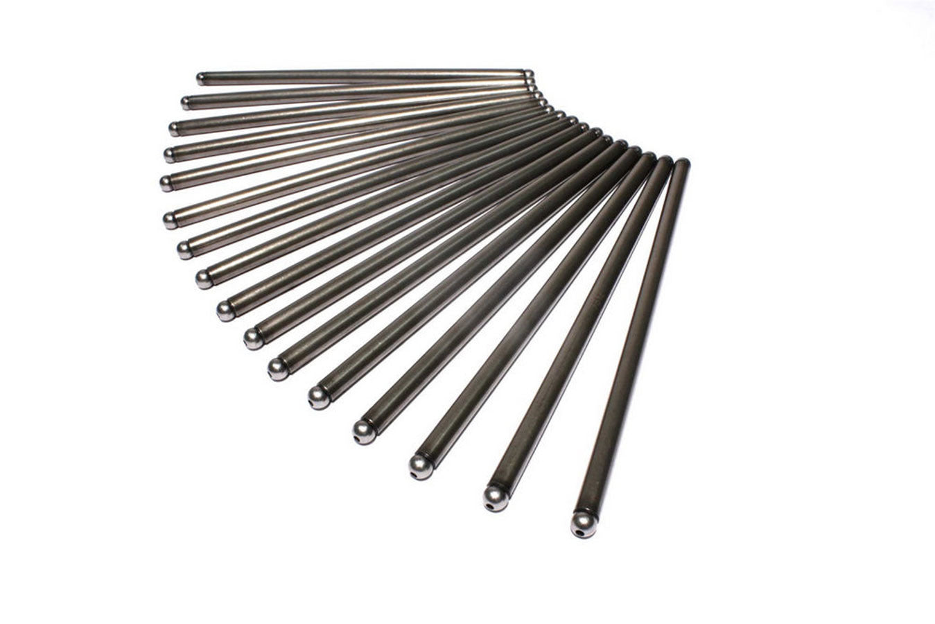Pushrod - High Energy - 7.266 in Long - 5/16 in OD - Steel - Small Block Chevy - Set of 16