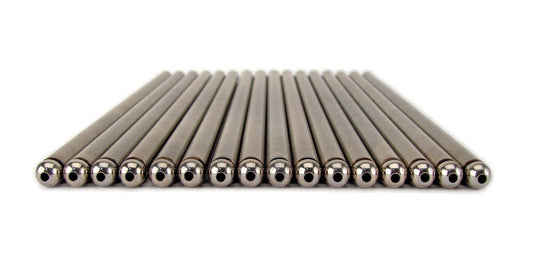 Pushrod - High Energy - 8.500 in Long - 5/16 in OD - Steel - Various V8 Applications - Set of 16