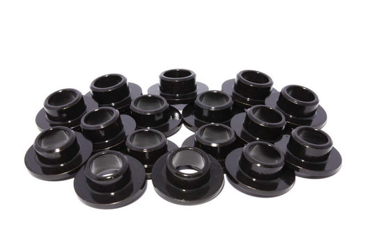 Valve Spring Retainer - 10 Degree - 0.640 in OD Step - 1.095 in Single Spring - Chromoly - Black Oxide - Set of 16