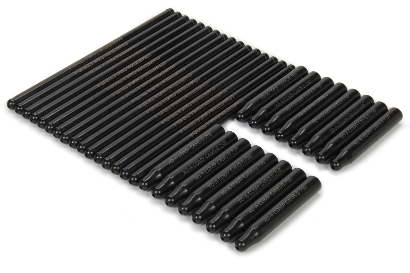 Pushrod - XD-A - Adjustable - 7.320 to 7.552 in Long - Chromoly - Gm LS-Series - Set of 16