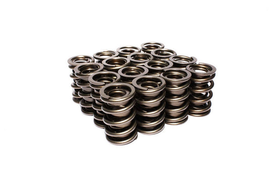 Valve Spring - Dual Spring / Damper - 494 lb/in Spring Rate - 1.200 in Coil Bind - 1.563 in OD - Set of 16