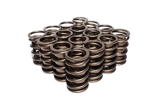 Valve Spring - Dual Spring / Damper - 367 lb/in Spring Rate - 1.065 in Coil Bind - 1.437 in OD - Set of 16