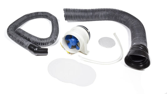 Helmet Air System - Remote Mount - 8 ft Helmet Hose - 12V - 235 CFM - Kit