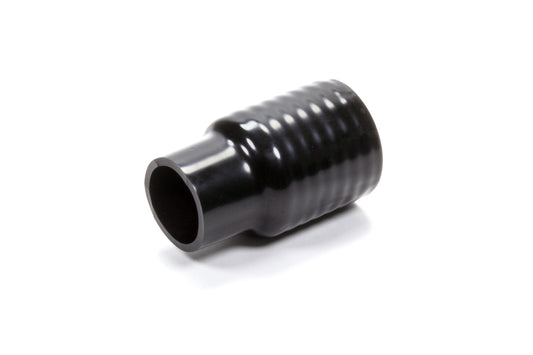 Helmet Air Hose Adapter - Straight - 2 in Hose to 1-1/2 in Hose - Silicone - Black - Each