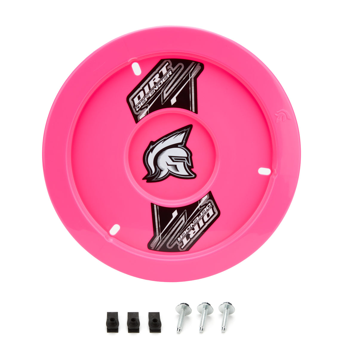Mud Cover - Gen II - Bolt-On - Hardware Included - Cover Only - Plastic - Fluorescent Pink - 15 in Wheels - Each