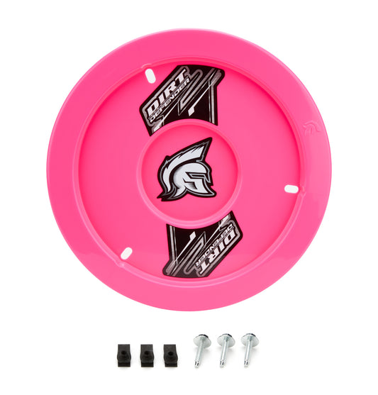 Mud Cover - Gen II - Bolt-On - Hardware Included - Cover Only - Plastic - Fluorescent Pink - 15 in Wheels - Each