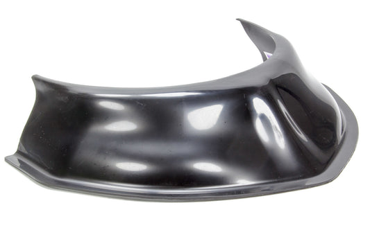 Hood Scoop - 3.5 in Tall - 20 in Wide - Tapered Front - Plastic - Black - Each