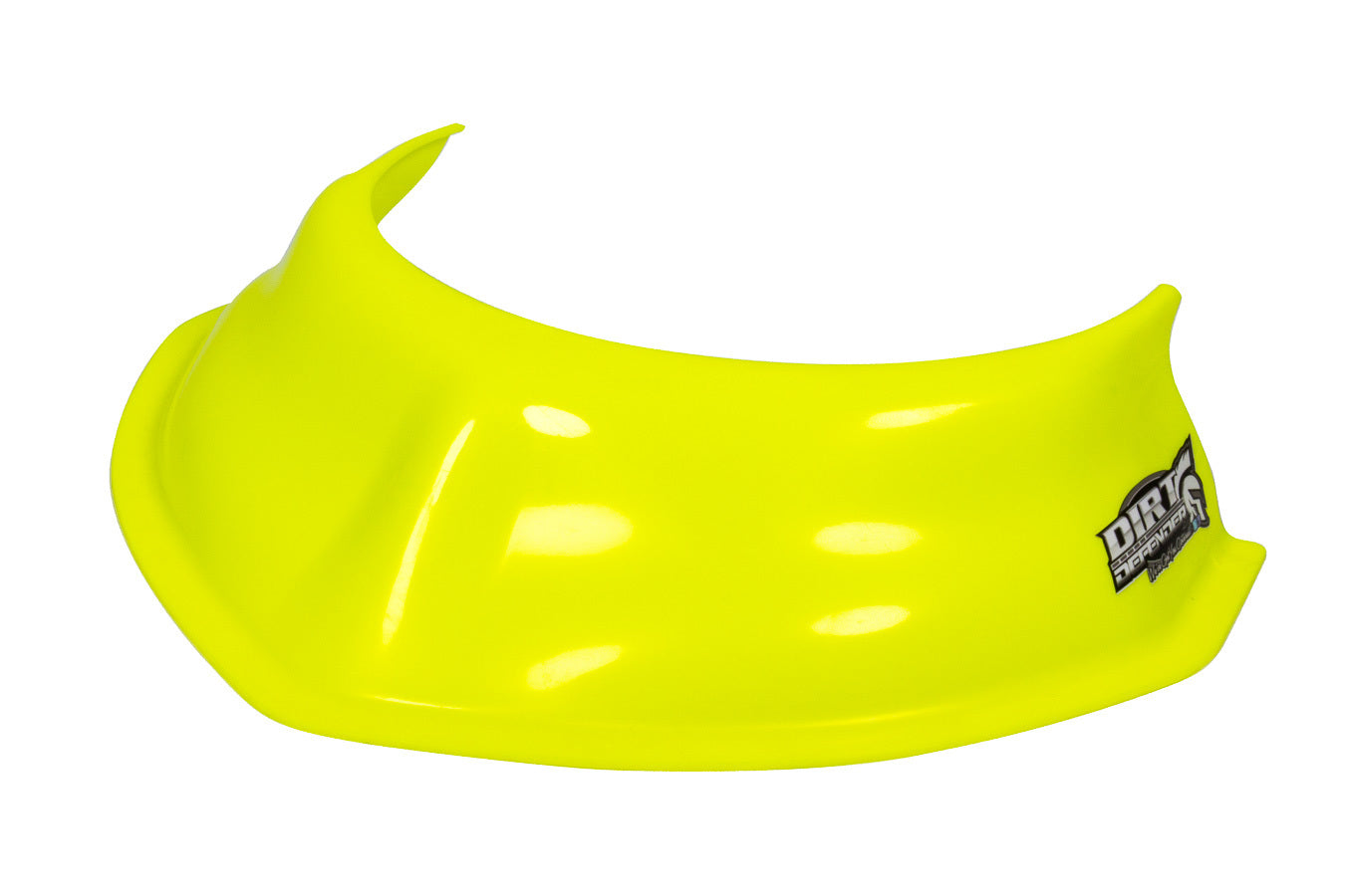Hood Scoop - 3.5 in Tall - 20 in Wide - Tapered Front - Plastic - Fluorescent Yellow - Each