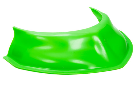 Hood Scoop - 3.5 in Tall - 20 in Wide - Tapered Front - Plastic - Fluorescent Green - Each
