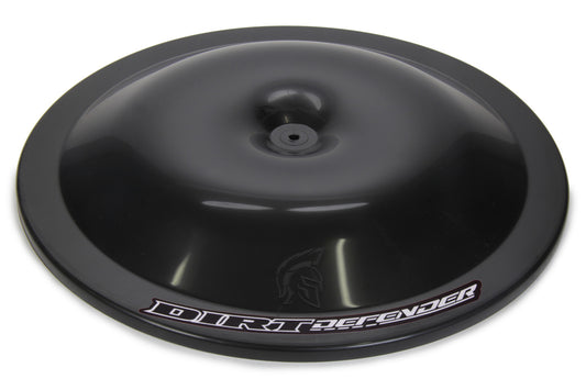 Air Cleaner Lid - 14 in Round - Dirt Defender Logo - Plastic - Black - Each