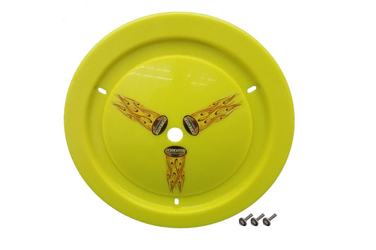 Mud Cover - Ultimate Real - Bolt-On - Hardware Included - Cover Only - Plastic - Fluorescent Yellow - 15 in Wheels - Each