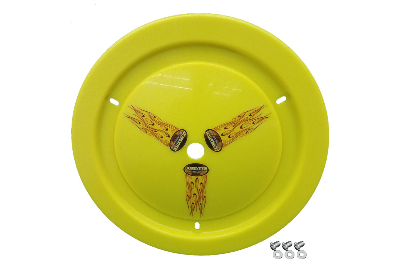 Mud Cover - Ultimate Real - Quick Turn Fasteners - Hardware Included - Cover Only - Plastic - Fluorescent Yellow - 15 in Wheels - Each