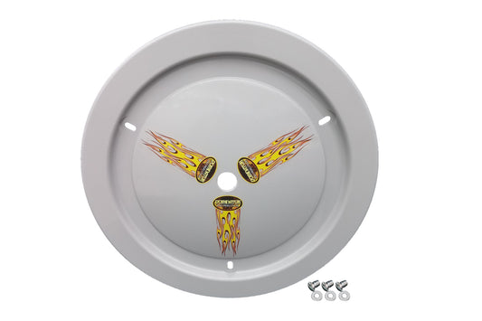 Mud Cover - Ultimate Real - Quick Turn Fasteners - Hardware Included - Cover Only - Plastic - Gray - 15 in Wheels - Each