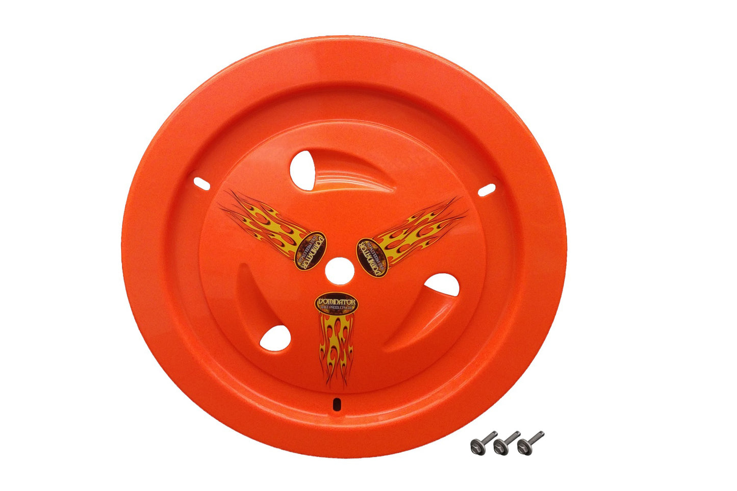 Mud Cover - Ultimate Real - Bolt-On - Hardware Included - Vented - Cover Only - Plastic - Fluorescent Orange - 15 in Wheels - Each