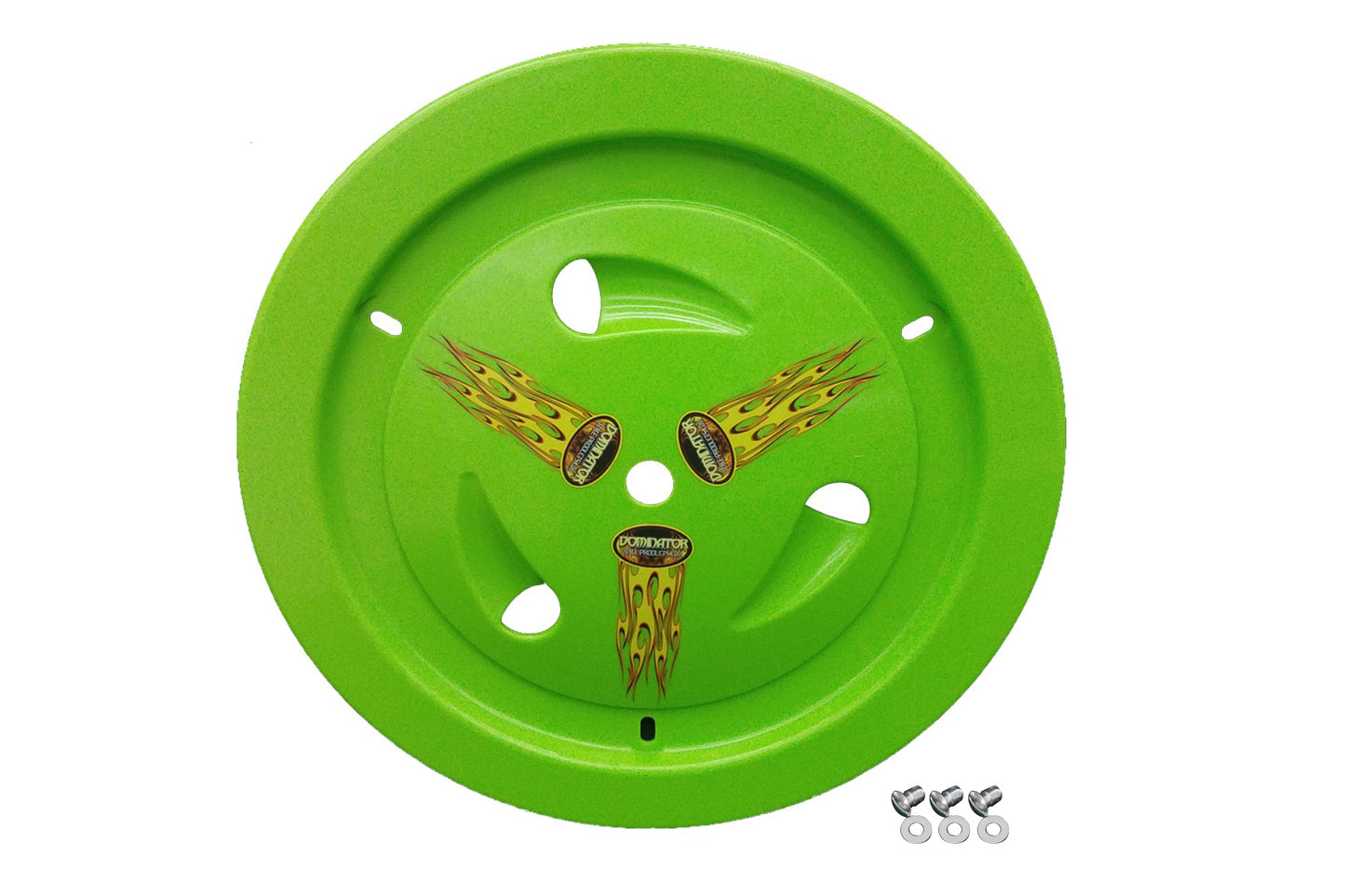 Mud Cover - Ultimate Real - Quick Turn Fasteners - Hardware Included - Vented - Cover Only - Plastic - Xtreme Green - 15 in Wheels - Each