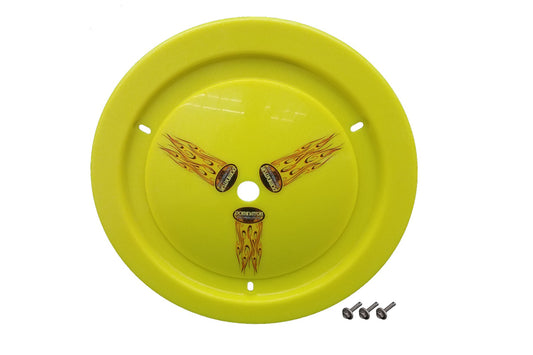 Mud Cover - Ultimate - Bolt-On - Hardware Included - Cover Only - Plastic - Fluorescent Yellow - 15 in Wheels - Each