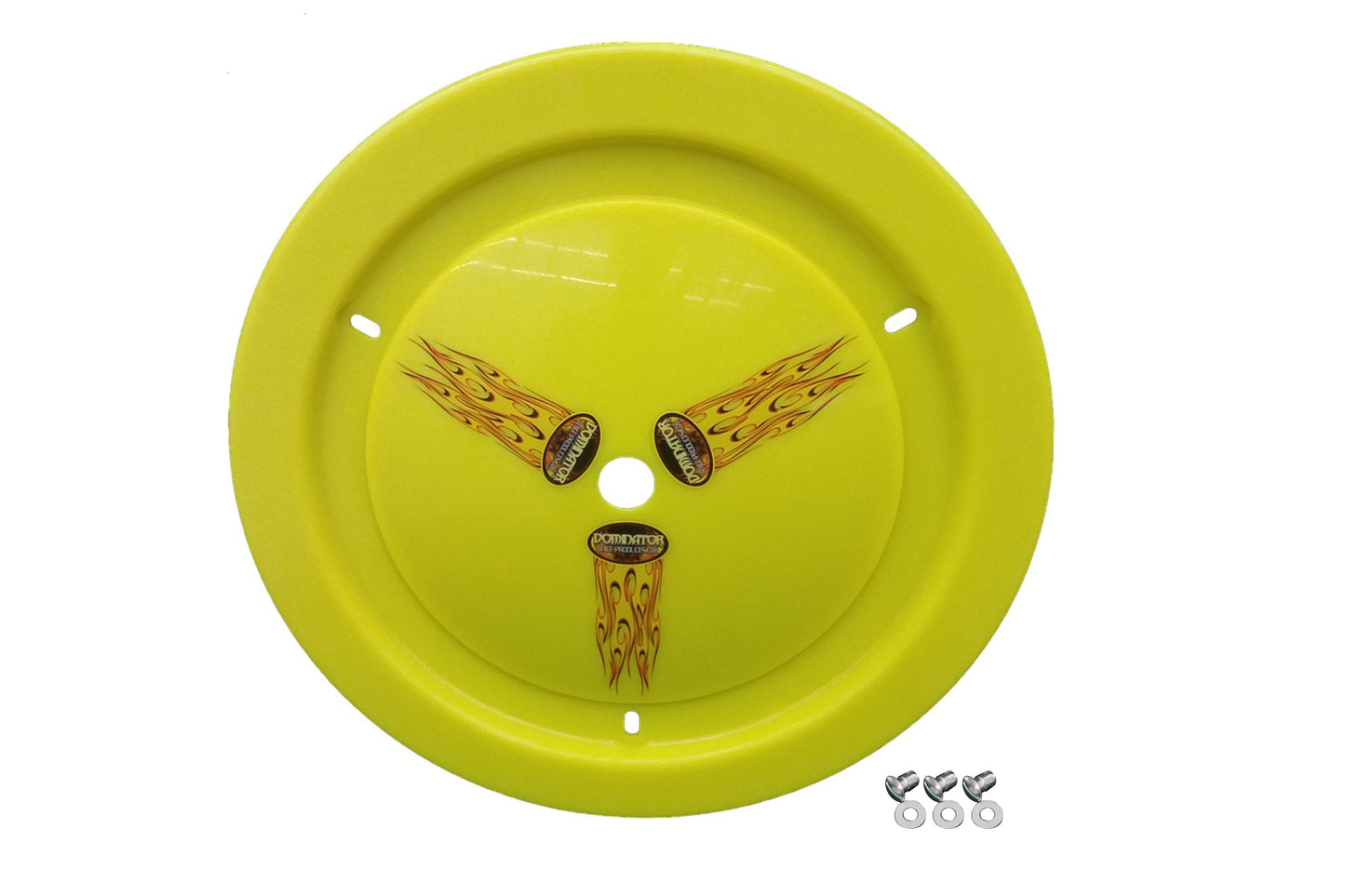 Mud Cover - Ultimate - Quick Turn Fastener - Hardware Included - Cover Only - Plastic - Fluorescent Yellow - 15 in Wheels - Each