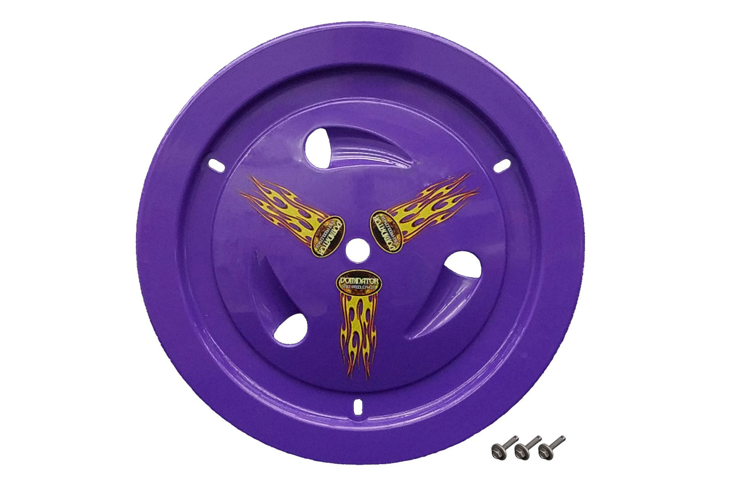 Mud Cover - Ultimate - Bolt-On - Hardware Included - Vented - Cover Only - Plastic - Purple - 15 in Wheels - Each