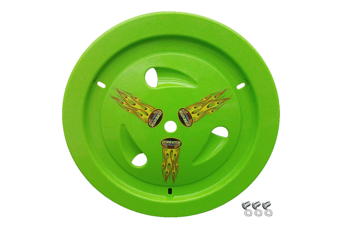 Mud Cover - Ultimate - Quick Turn Fastener - Hardware Included - Vented - Cover Only - Plastic - Xtreme Green - 15 in Wheels - Each