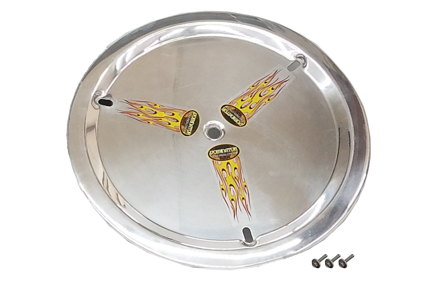 Mud Cover - Bolt-On - Aluminum - Polished - 15 in Wheels - Each