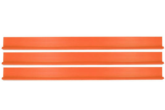 Rocker Panel - 78 in Long - Plastic - Fluorescent Orange - Set of 3