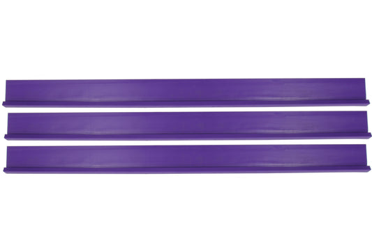 Rocker Panel - 78 in Long - Plastic - Purple - Set of 3