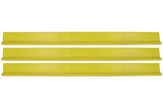 Rocker Panel - 78 in Long - Plastic - Yellow - Set of 3