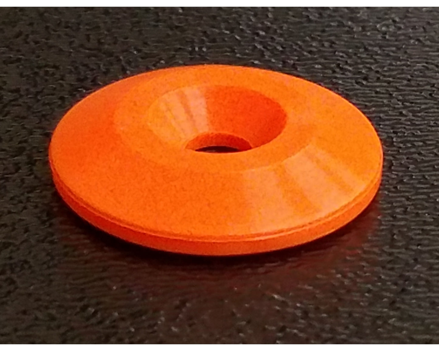 Countersunk Bolt Kit - 1/4-20 in Thread - 1.75 in Long - Allen Head - Countersunk Washers / Nuts - Plastic / Steel - Orange - Set of 10