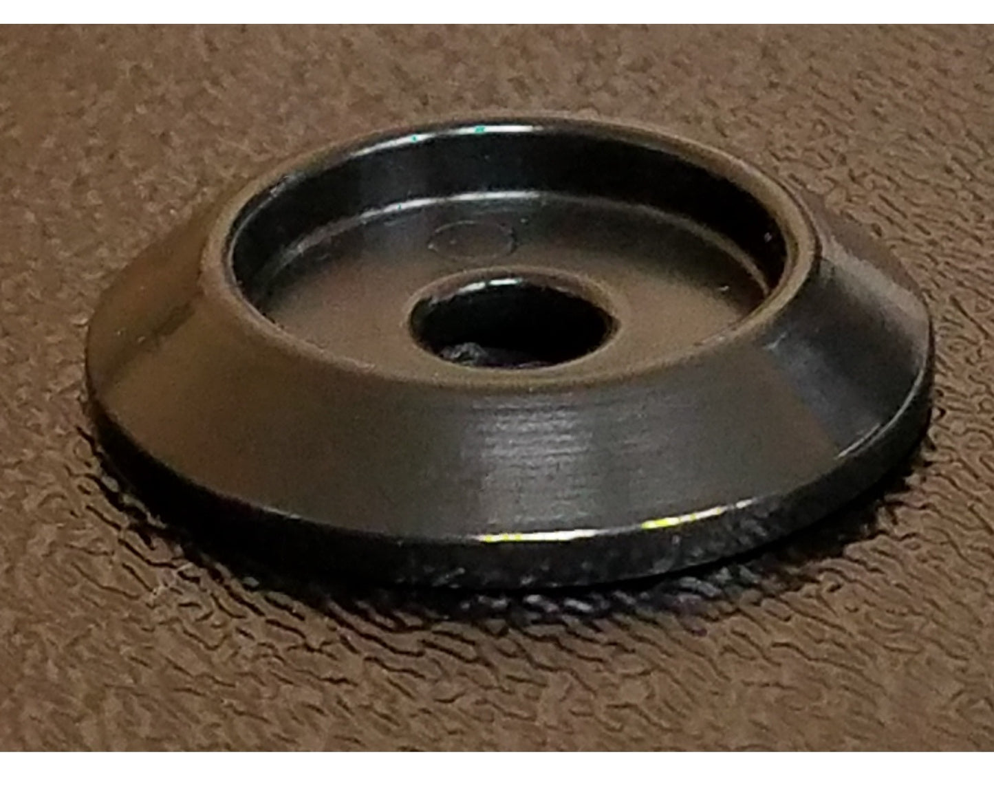 Countersunk Bolt Kit - 1/4-20 in Thread - 1.375 in Long - Hex Head - Countersunk Washers / Nuts - Plastic / Steel - Black - Set of 10