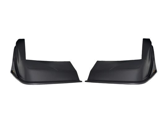 Nose - Outlaw - Complete - Fender Included - Plastic - Black - Universal - Asphalt Late Model - Kit
