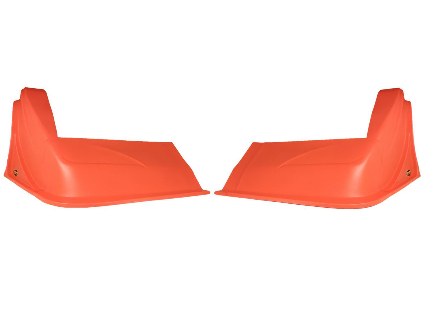 Nose - Outlaw - Complete - Fender Included - Plastic - Fluorescent Orange - Universal - Asphalt Late Model - Kit