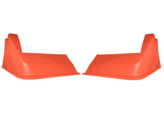 Nose - Outlaw - Complete - Fender Included - Plastic - Fluorescent Orange - Universal - Asphalt Late Model - Kit