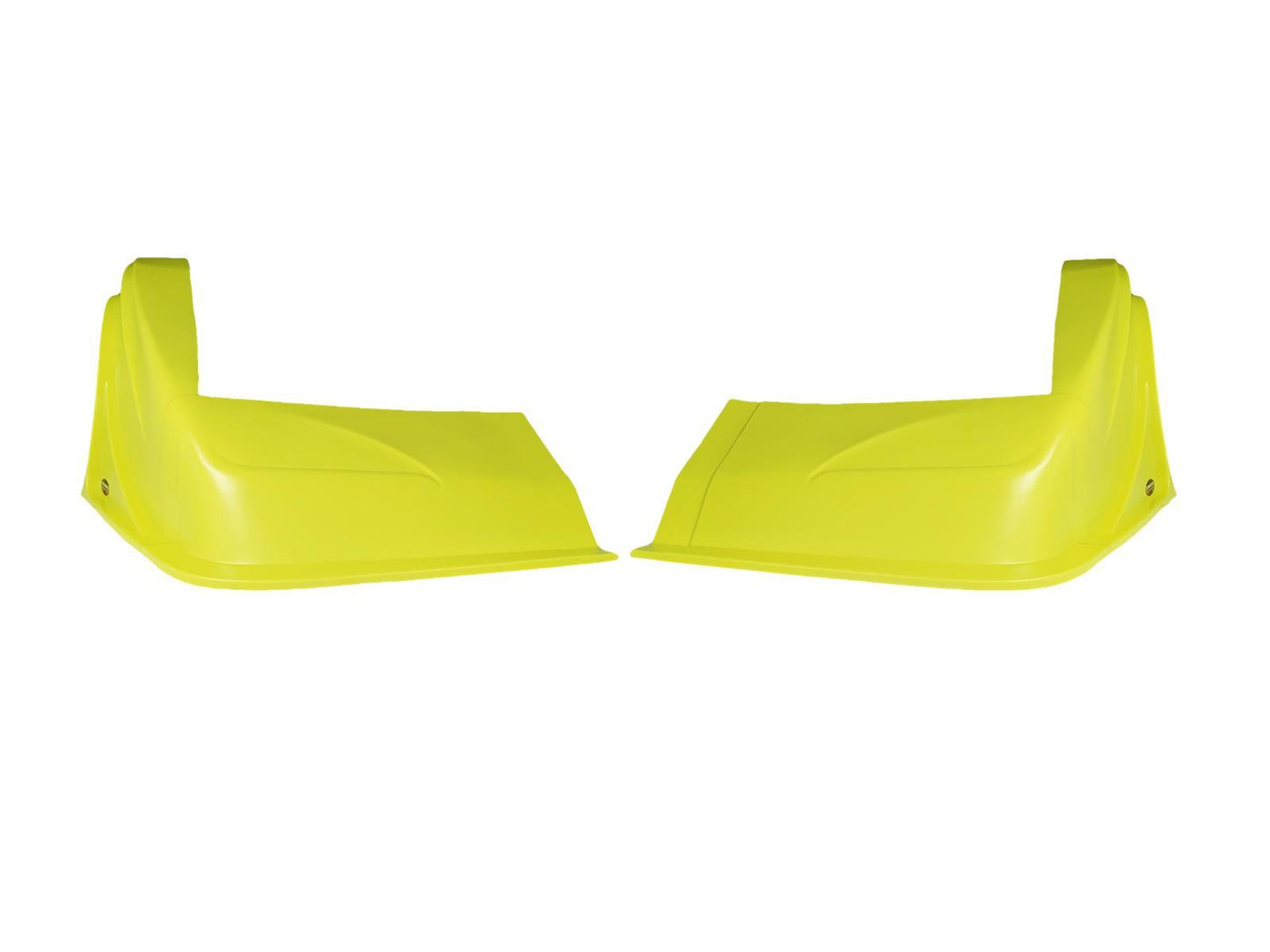 Nose - Outlaw - Complete - Fender Included - Plastic - Fluorescent Yellow - Universal - Asphalt Late Model - Kit