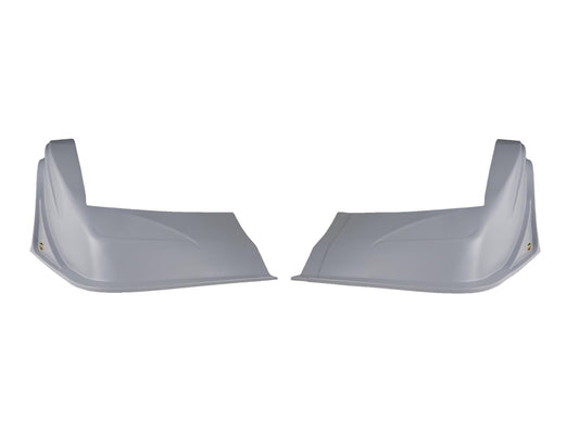 Nose - Outlaw - Complete - Fender Included - Plastic - Gray - Universal - Asphalt Late Model - Kit