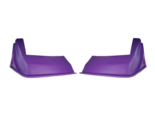 Nose - Outlaw - Complete - Fender Included - Plastic - Purple - Universal - Asphalt Late Model - Kit