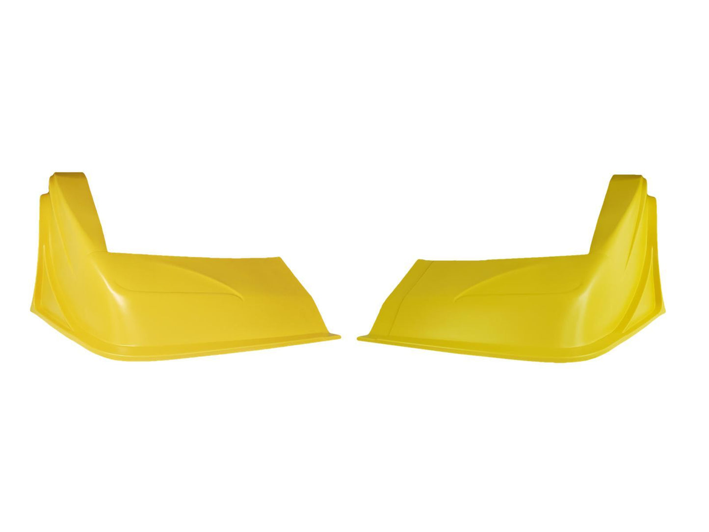 Nose - Outlaw - Complete - Fender Included - Plastic - Yellow - Universal - Asphalt Late Model - Kit