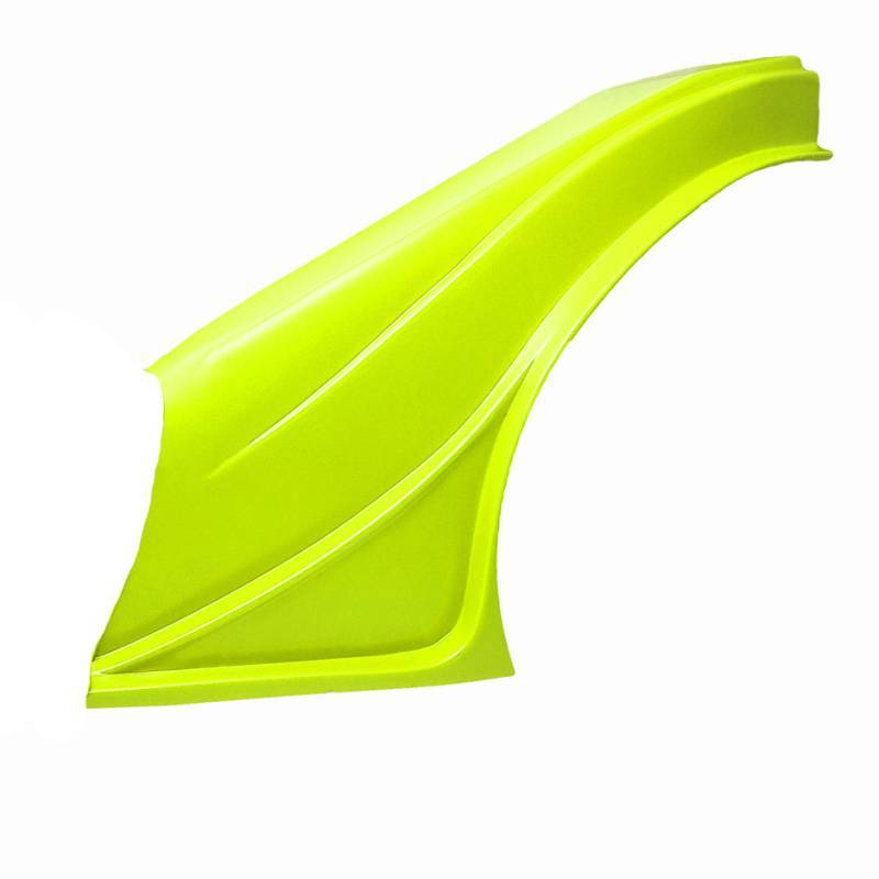 Fender - Outlaw - Driver Side - Plastic - Fluorescent Yellow - Universal - Asphalt Late Model - Each