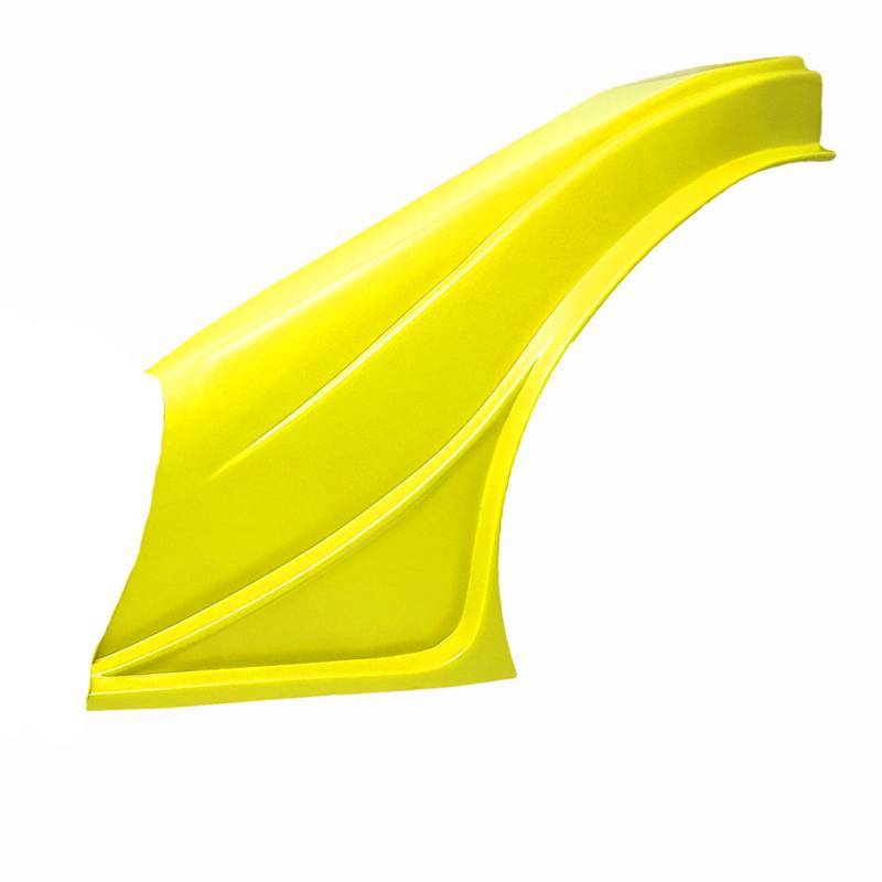 Fender - Outlaw - Driver Side - Plastic - Yellow - Universal - Asphalt Late Model - Each