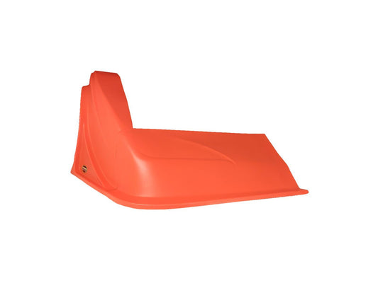 Nose - Outlaw - Passenger Side - Fender Included - Plastic - Fluorescent Orange - Universal - Asphalt Late Model - Kit