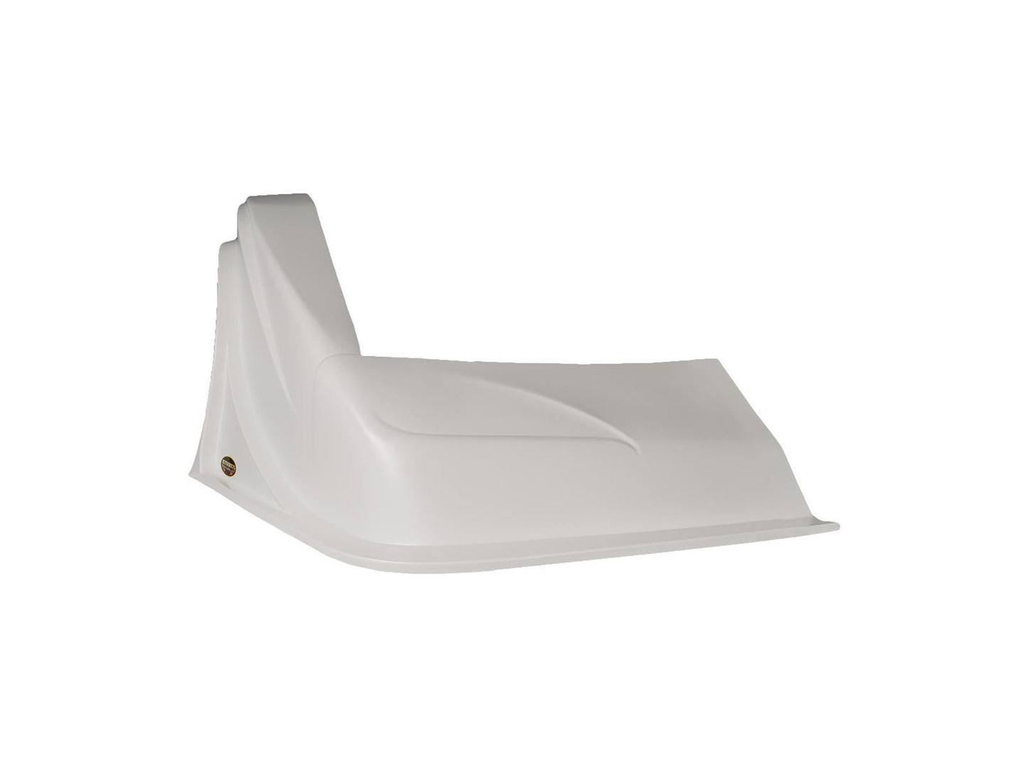 Nose - Outlaw - Passenger Side - Fender Included - Plastic - White - Universal - Asphalt Late Model - Kit